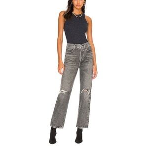 Agolde 90s Mid Rise Loose Jeans in Outline
